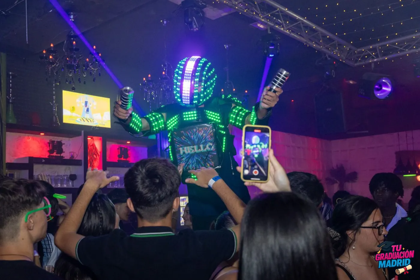 Graduación en discoteca en Madrid